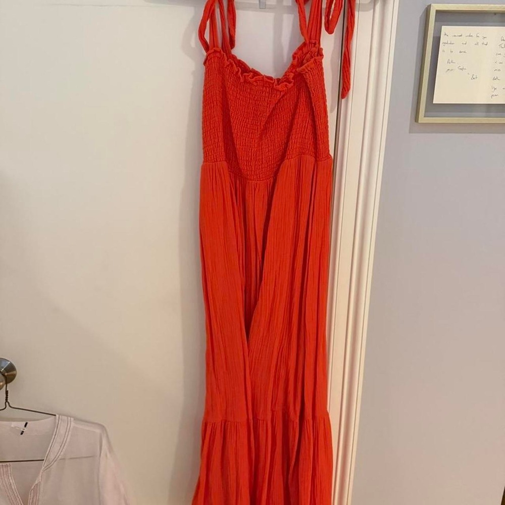 Orange Maxi Dress